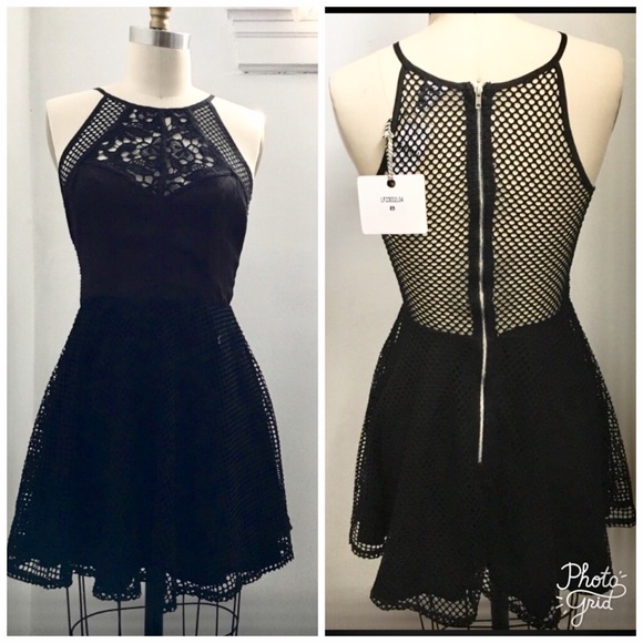 Angel Biba Dresses & Skirts - LACE AND NETTING SKATER DRESS